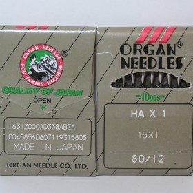 Иглы Organ Needles HAx1 80